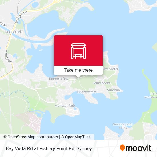 Bay Vista Rd at Fishery Point Rd map