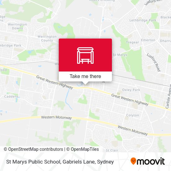 St Marys Public School, Gabriels Lane map