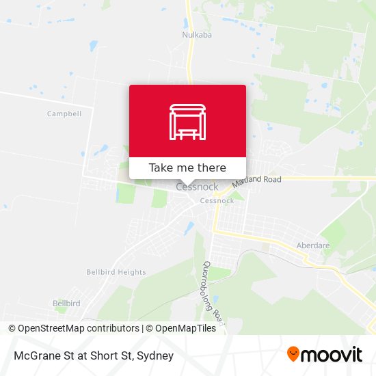 McGrane St at Short St map