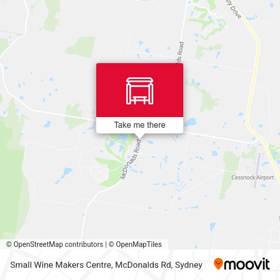 Small Wine Makers Centre, McDonalds Rd map