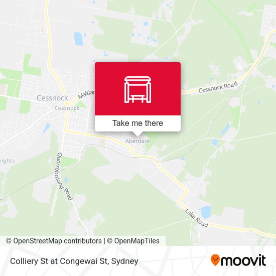 Colliery St at Congewai St map