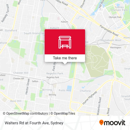 Walters Rd at Fourth Ave map