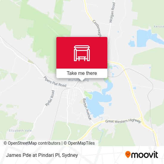 James Pde at Pindari Pl map