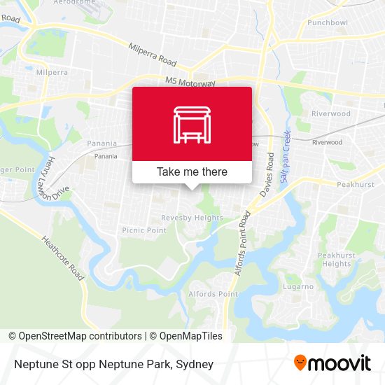 Neptune St opp Neptune Park map