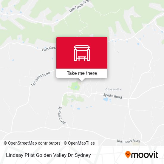 Lindsay Pl at Golden Valley Dr map