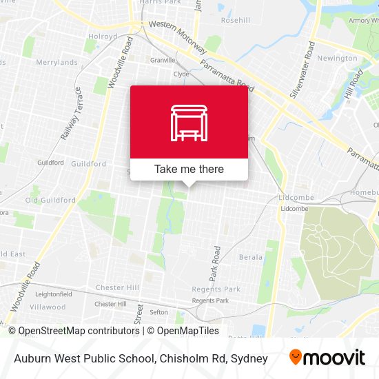 Auburn West Public School, Chisholm Rd map