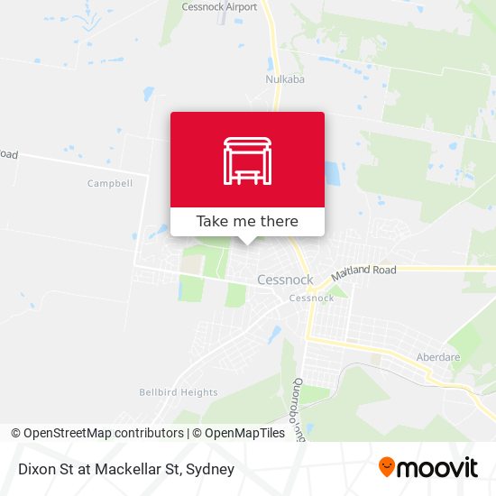 Dixon St at Mackellar St map