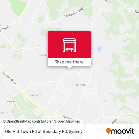 Old Pitt Town Rd at Boundary Rd map