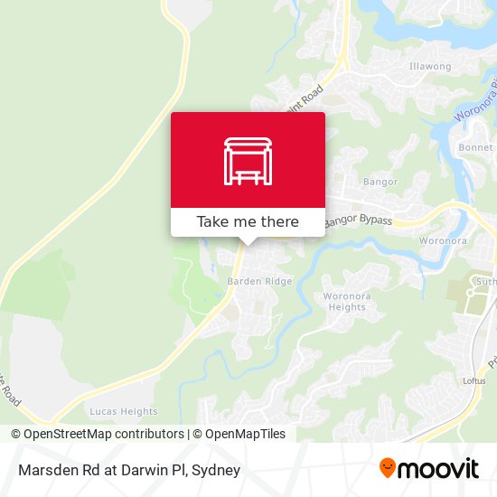 Marsden Rd at Darwin Pl map
