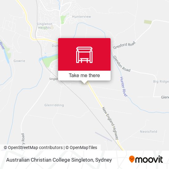 Australian Christian College Singleton map