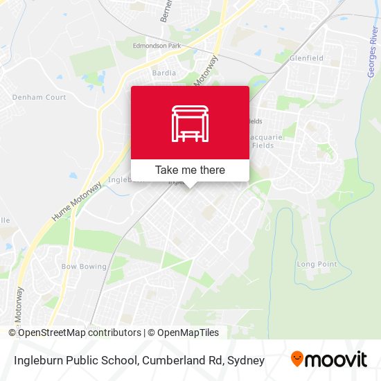 Ingleburn Public School, Cumberland Rd map