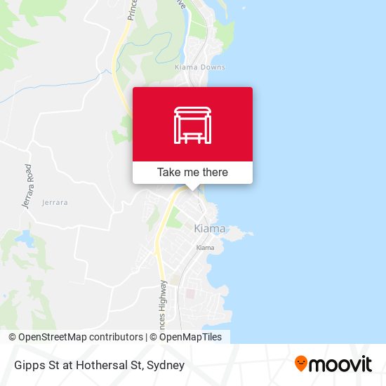 Gipps St at Hothersal St map