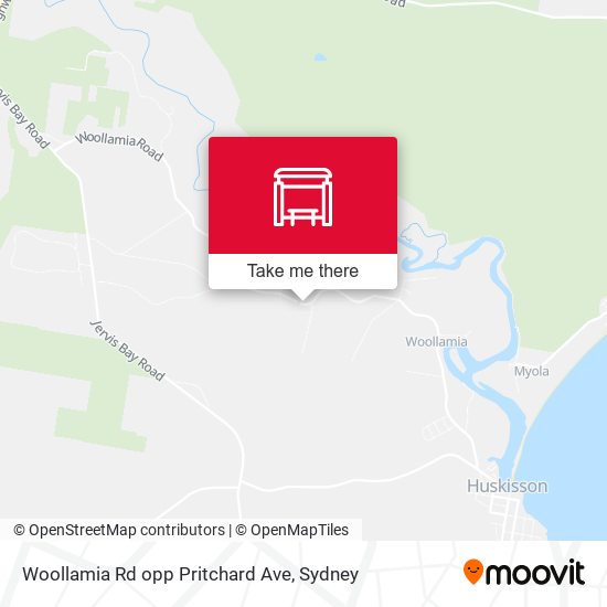 Woollamia Rd opp Pritchard Ave map