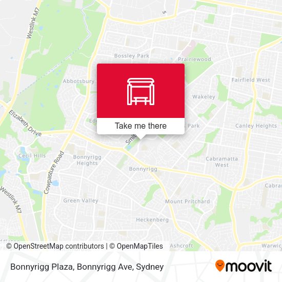 Bonnyrigg Plaza, Bonnyrigg Ave map