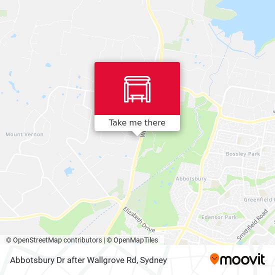 Abbotsbury Dr after Wallgrove Rd map