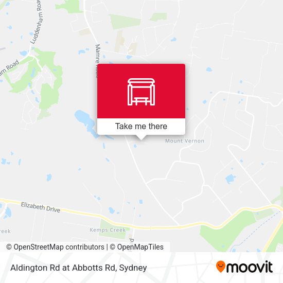 Aldington Rd at Abbotts Rd map