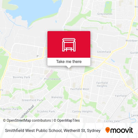 Smithfield West Public School, Wetherill St map
