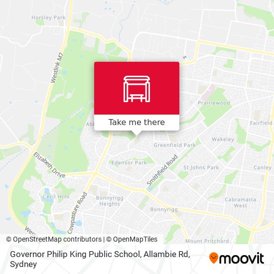 Mapa Governor Philip King Public School, Allambie Rd