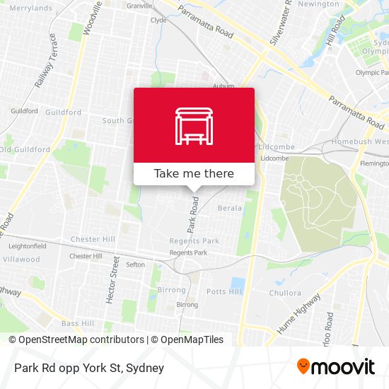 Park Rd opp York St map