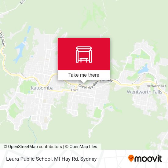 Leura Public School, Mt Hay Rd map
