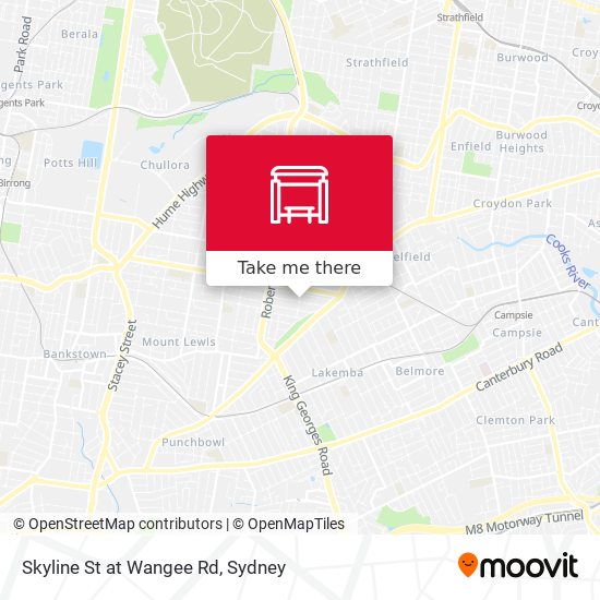 Skyline St at Wangee Rd map