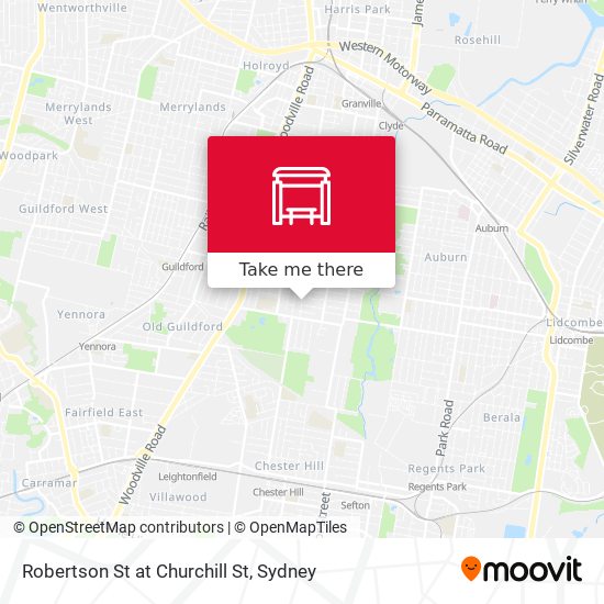 Robertson St at Churchill St map