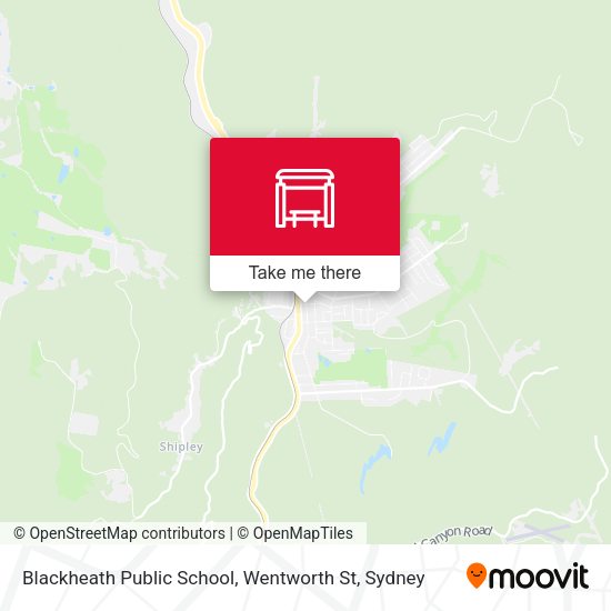 Blackheath Public School, Wentworth St map