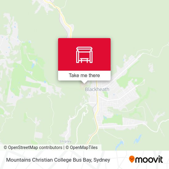 Mountains Christian College Bus Bay map