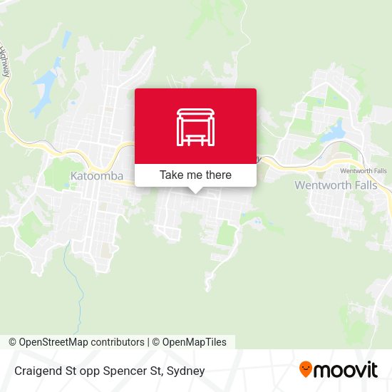 Craigend St opp Spencer St map