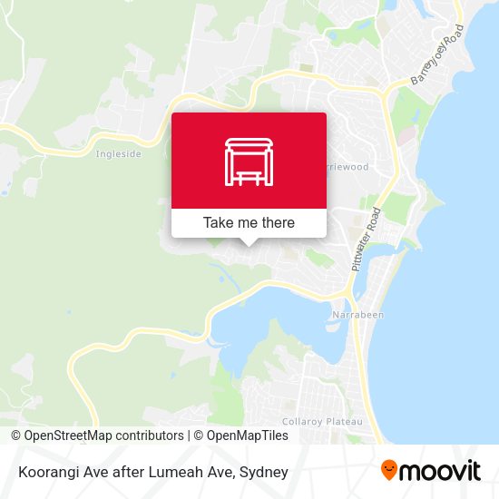 Koorangi Ave after Lumeah Ave map