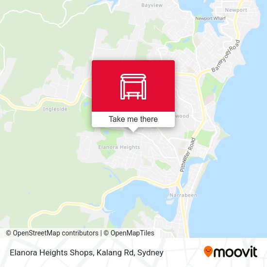 Elanora Heights Shops, Kalang Rd map