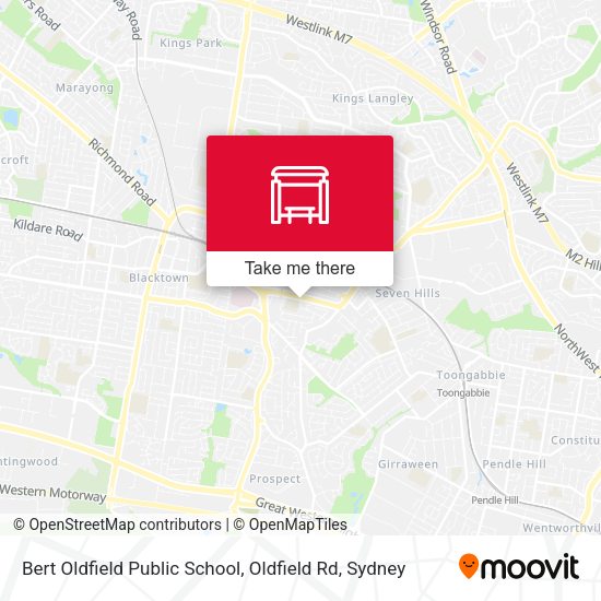 Bert Oldfield Public School, Oldfield Rd map