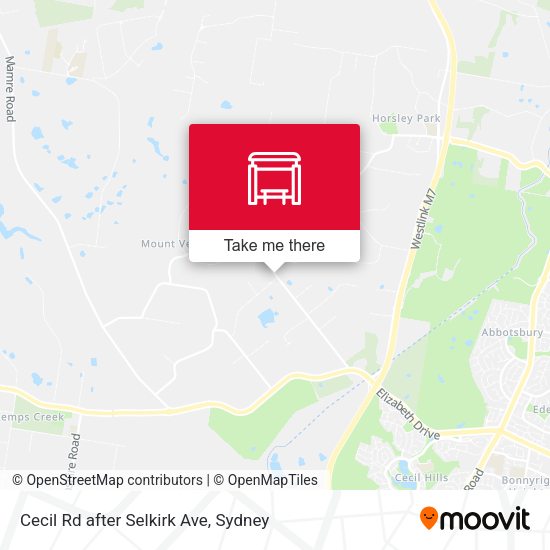 Cecil Rd after Selkirk Ave map