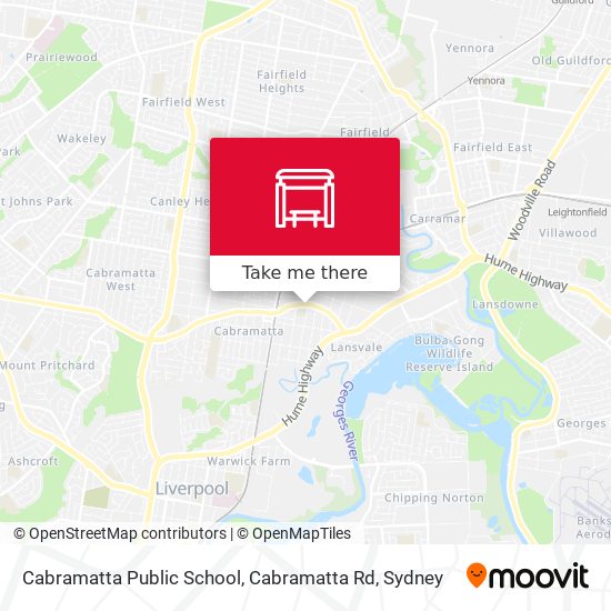 Cabramatta Public School, Cabramatta Rd map