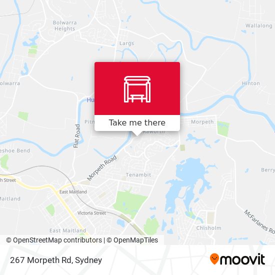267 Morpeth Rd map