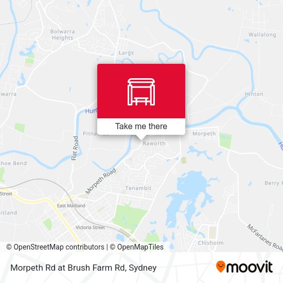 Morpeth Rd at Brush Farm Rd map