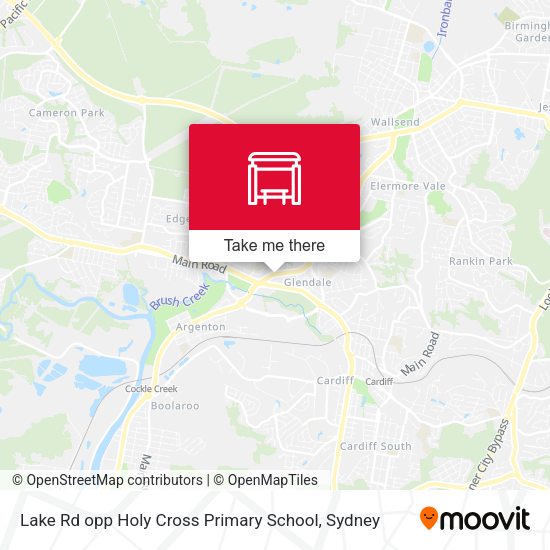 Lake Rd opp Holy Cross Primary School map