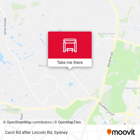 Cecil Rd after Lincoln Rd map