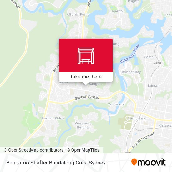 Bangaroo St after Bandalong Cres map