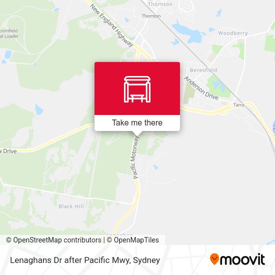 Lenaghans Dr after Pacific Mwy map