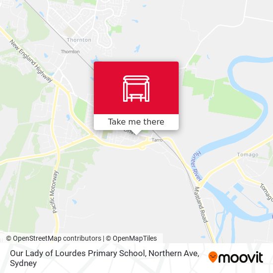 Our Lady of Lourdes Primary School, Northern Ave map