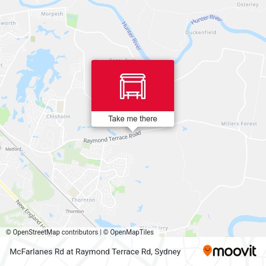 McFarlanes Rd at Raymond Terrace Rd map