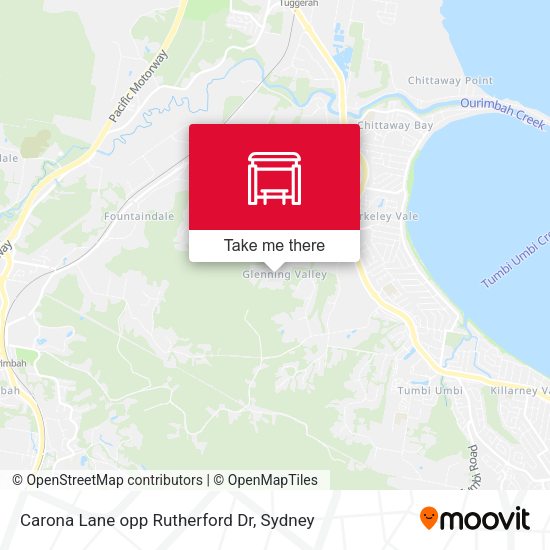 Carona Lane opp Rutherford Dr map