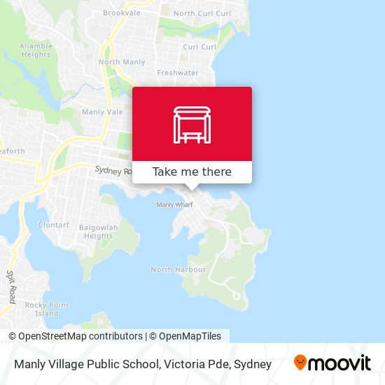 Manly Village Public School, Victoria Pde map