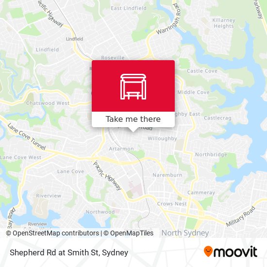 Shepherd Rd at Smith St map