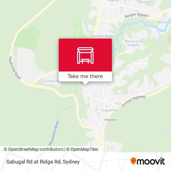Sabugal Rd at Ridge Rd map