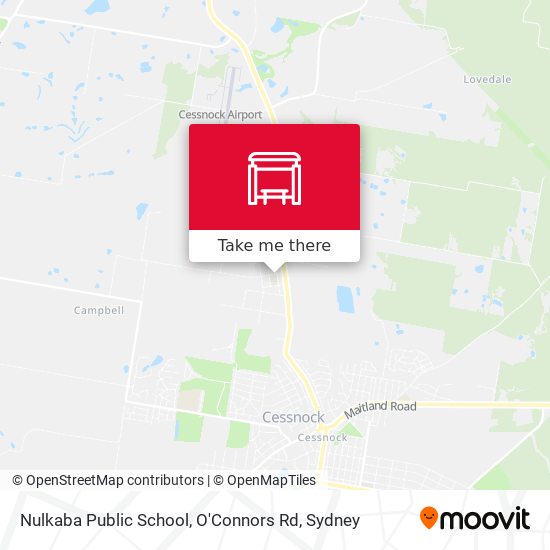 Nulkaba Public School, O'Connors Rd map