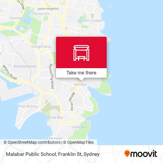 Malabar Public School, Franklin St map