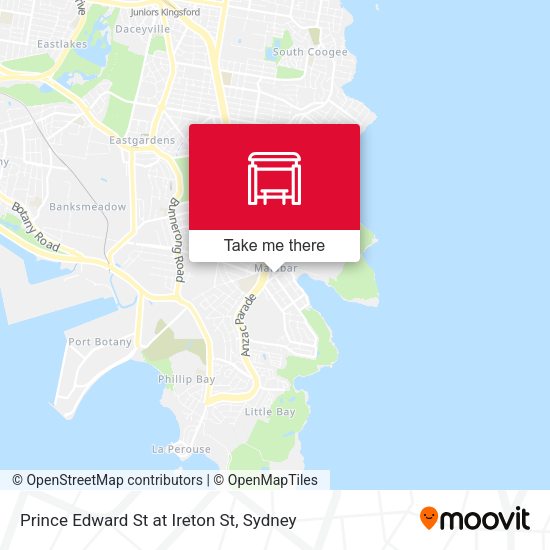 Prince Edward St at Ireton St map