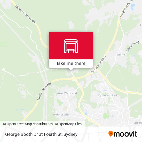 George Booth Dr at Fourth St map